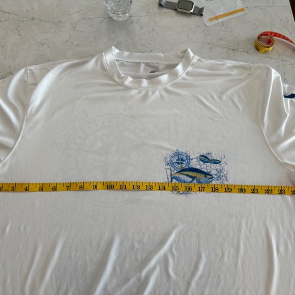 Mens XL Sun Swim Fishing T Shirt Tropical Fish Nautical Cedar Key, Florida  Boat - Picture 7 of 8